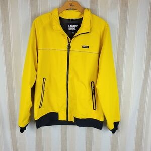 Lands' End Classic Squall Jacket Yellow‎ Size Extra Large Tall
